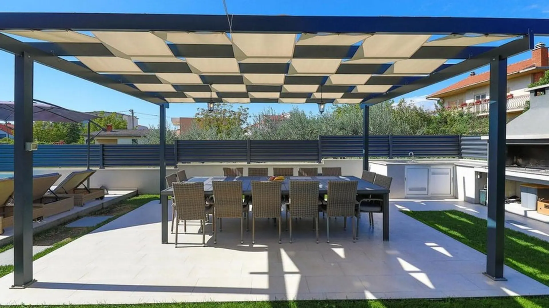 Modern Kastel Villa With Private Pool, Gym, And Large Outdoor Space Kastela